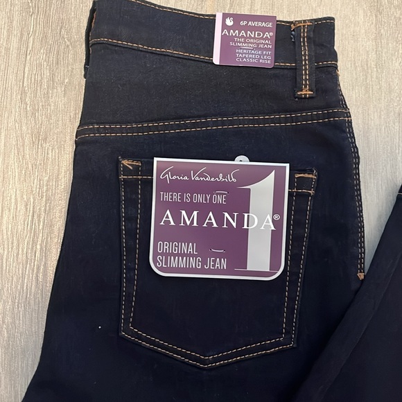 NWT GLORIA VANDERBILT original slimming Jean - Picture 7 of 7